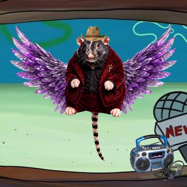 Fat Rat Wif Hat #0063