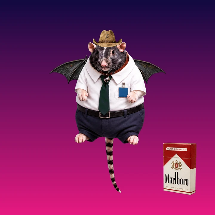 Fat Rat Wif Hat #0159