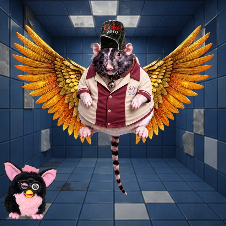 Fat Rat Wif Hat #0288